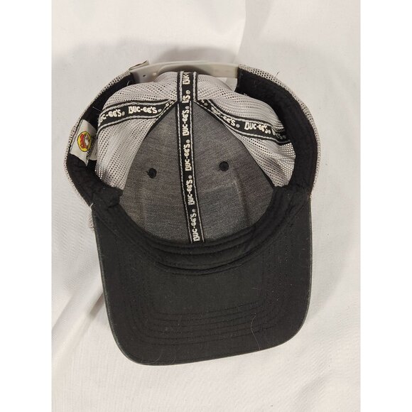Buc-ee's No Quarter Snapback Trucker Hat Black with Flag - Picture 6 of 7